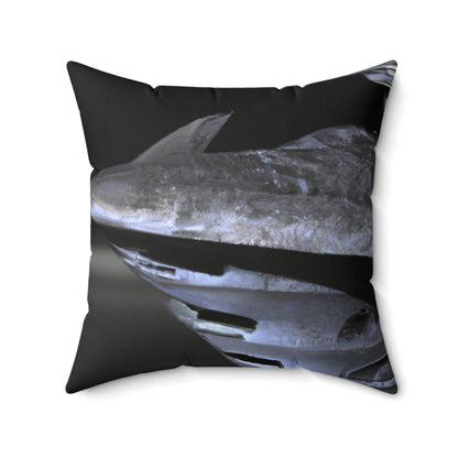 "Lost in the Unknown" - The Alien Square Pillow