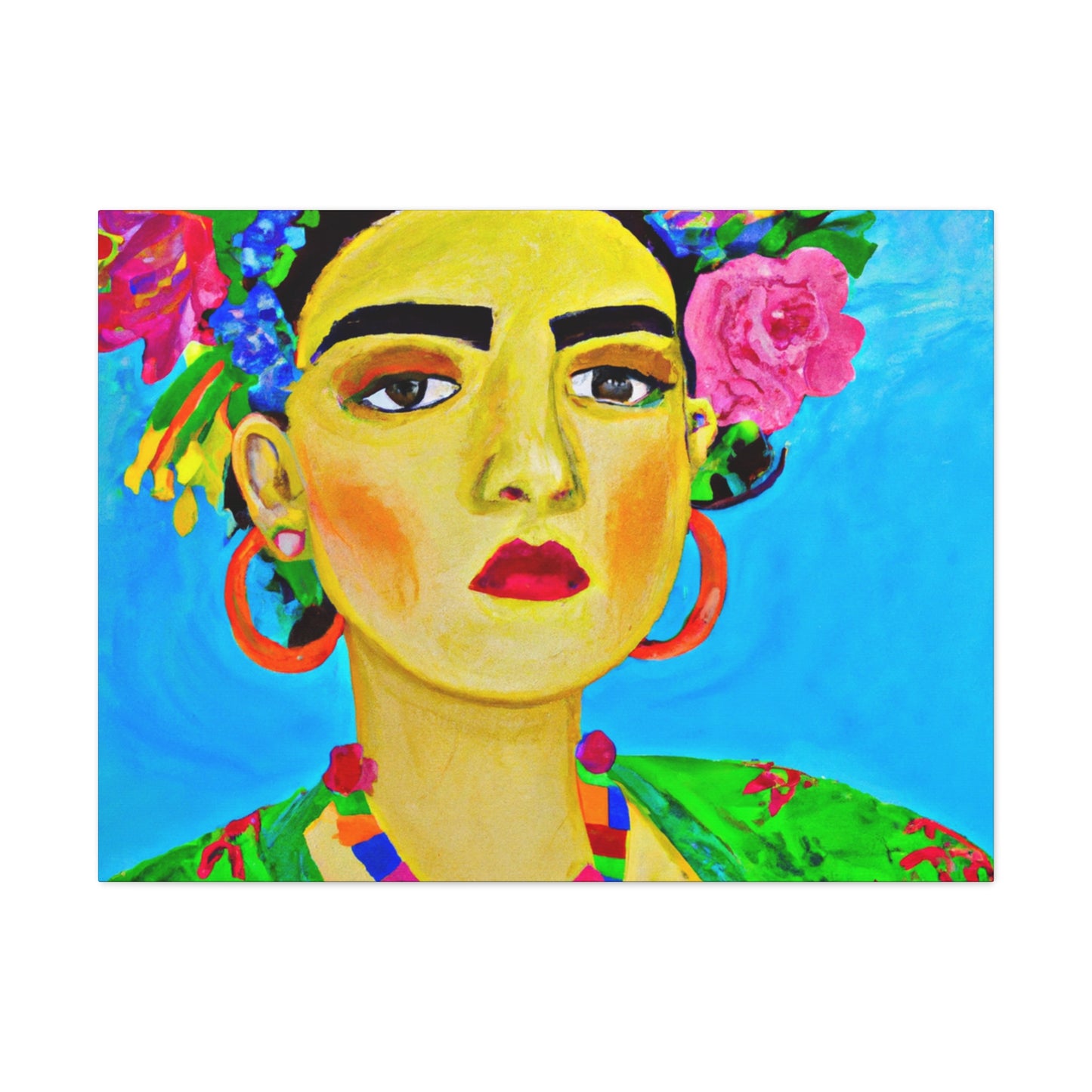 "Feroz y libre: un tributo a las mujeres mexicanas inspirado en Frida Kahlo" - The Alien Canva