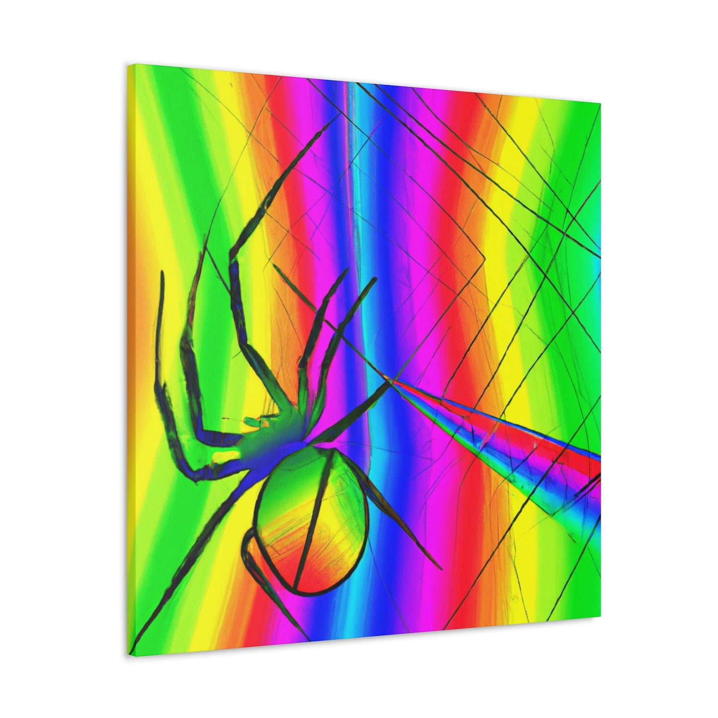 "A Spinnerette's Prismatic Web" - The Alien Canva