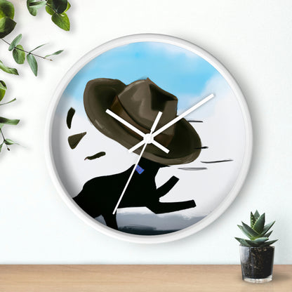 "The Hat Hunter" - The Alien Wall Clock