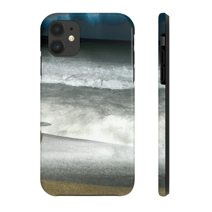 "A Sea of Turmoil: A Heron's Restlessness". - The Alien Tough Phone Cases