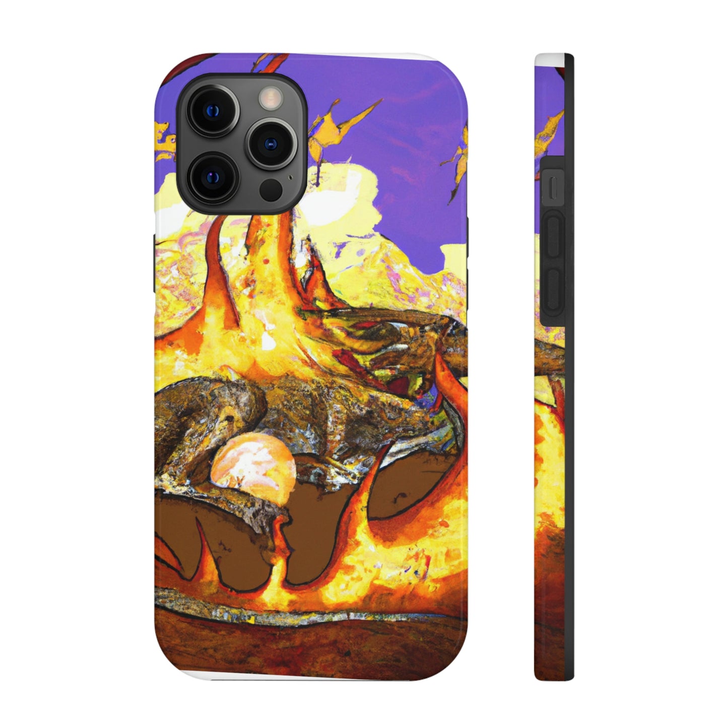 "Un dragón dormido en un abrazo infernal" - The Alien Tough Phone Cases