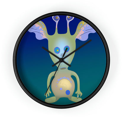 "Creating an Intergalactic Companion: Designing an Alien Pet for Kids" - The Alien Wall Clock