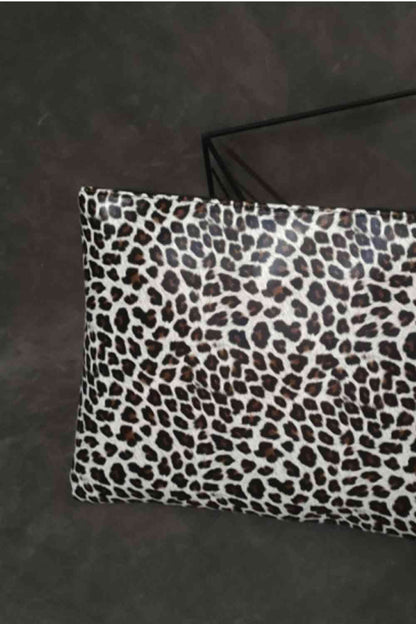 Clutch aus PU-Leder mit Leopardenmuster