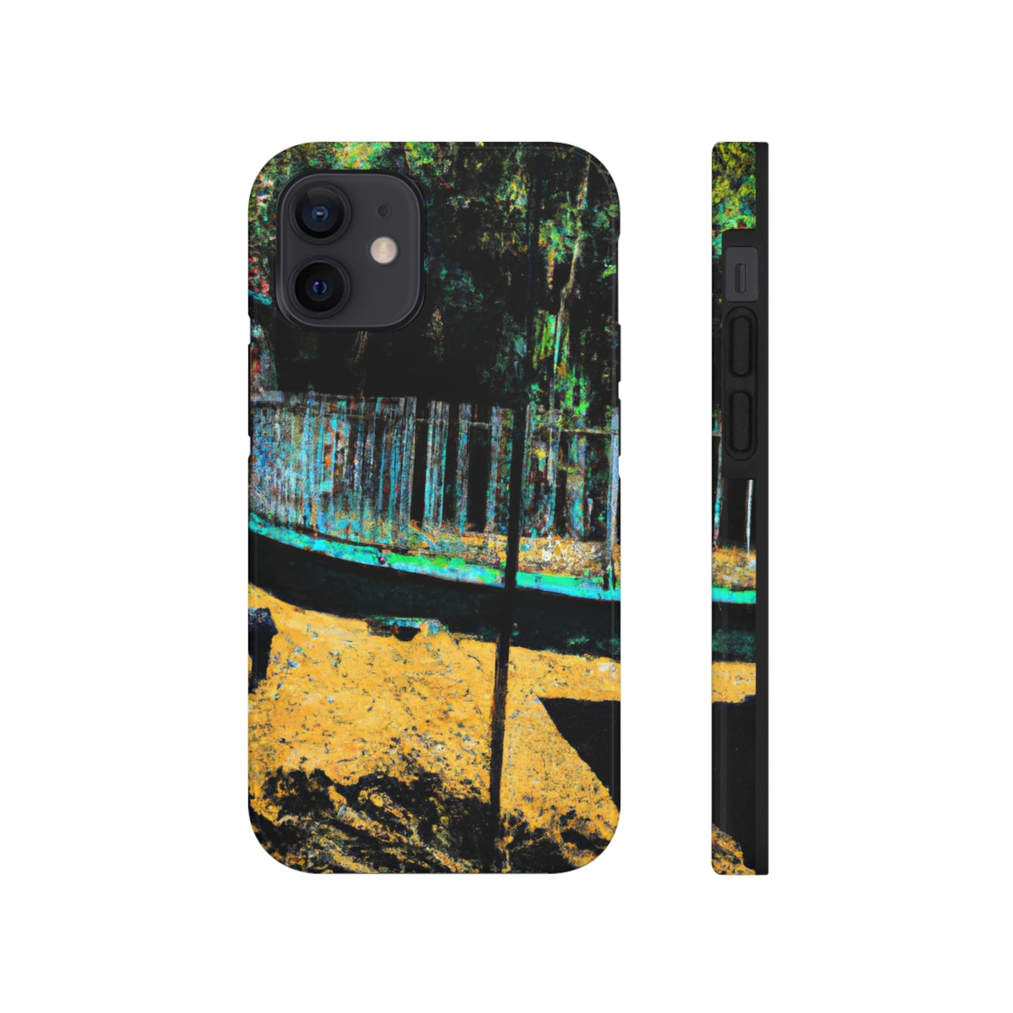 "Lost in the Shadows of Oblivion: A Journey Through the Abandoned Zoo" - The Alien Tough Phone Cases