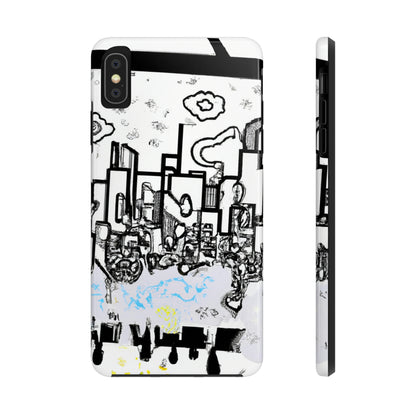 "Ghostly Haze: The Forgotten City". - The Alien Tough Phone Cases