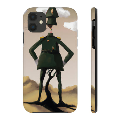 "Courage Against Despair: A Soldier's Triumph" - The Alien Tough Phone Cases