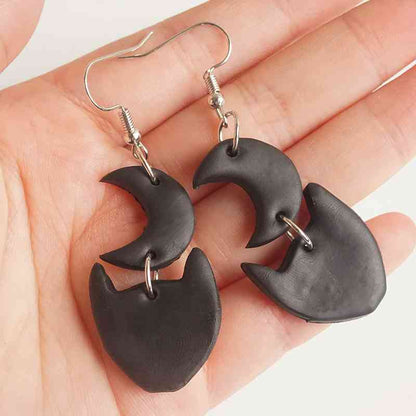 Pendientes colgantes con tema de Halloween