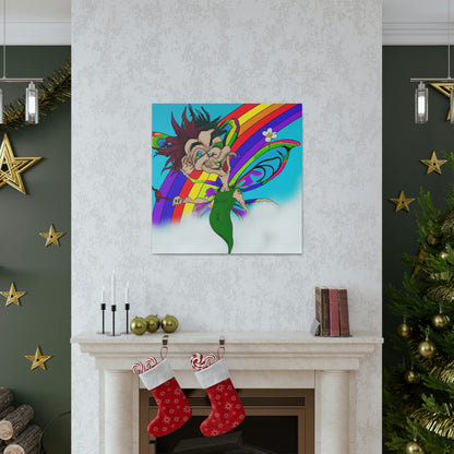 Rainbow Mischief Fairy - Die Alien-Canva