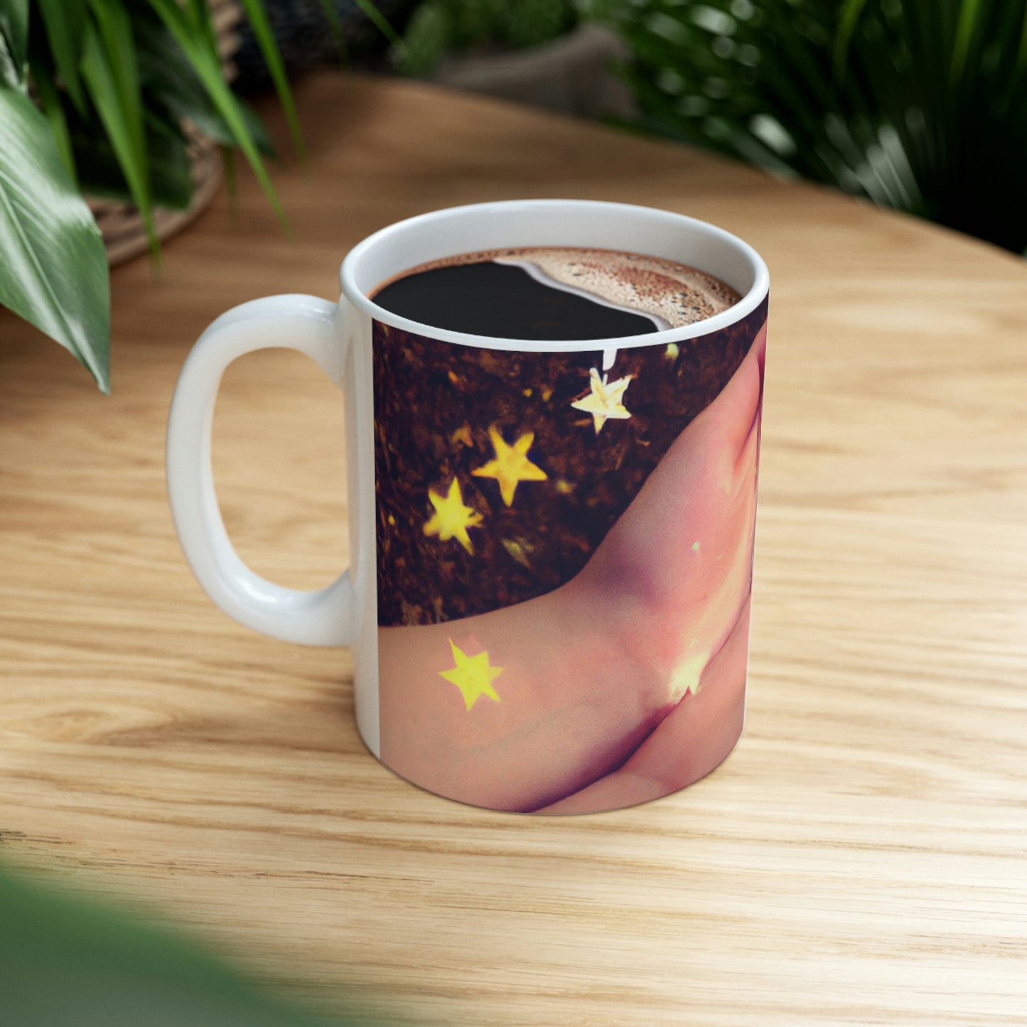 "A Starry Wish in My Pocket" - The Alien Ceramic Mug 11 oz