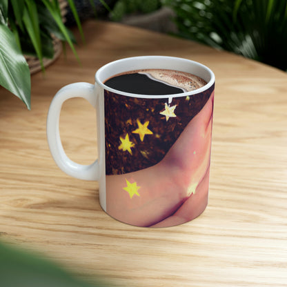 "A Starry Wish in My Pocket" - Der Alien-Keramikbecher 11 oz