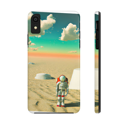 "Un astronauta extraviado: solo en un planeta abandonado" - The Alien Tough Phone Cases