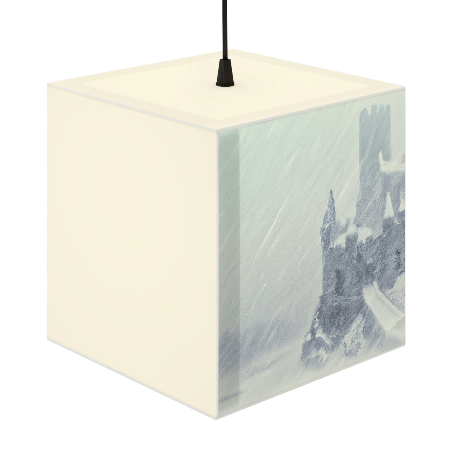 The Lost Castle Within the Snowstorm. - The Alien Light Cube Lamp