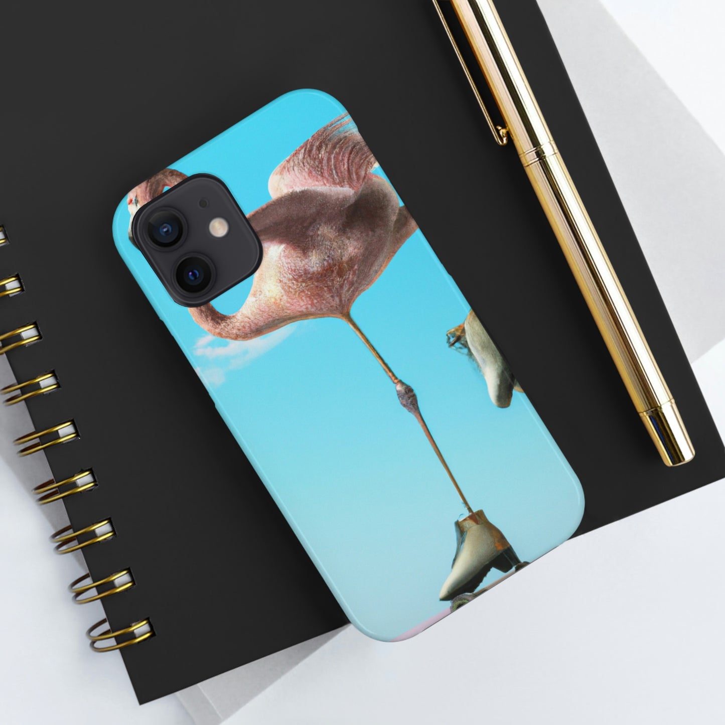 "Flamingo Skates!" - The Alien Tough Phone Cases