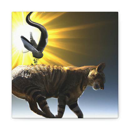 "Ein purrfekter Sonnenstrahl-Moment" - The Alien Canva