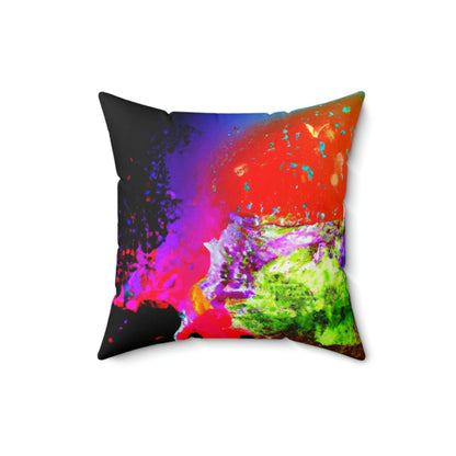 "Burger Rainbow" - The Alien Square Pillow