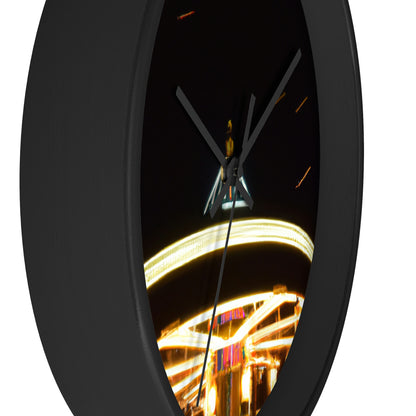 "Carousel Nights: A Glimmer of Starlight" - The Alien Wall Clock