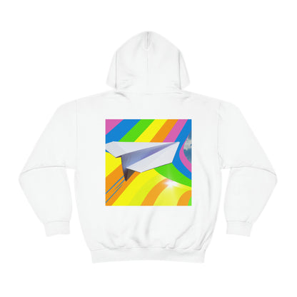 "A Flight of Color" - La sudadera con capucha extraterrestre unisex