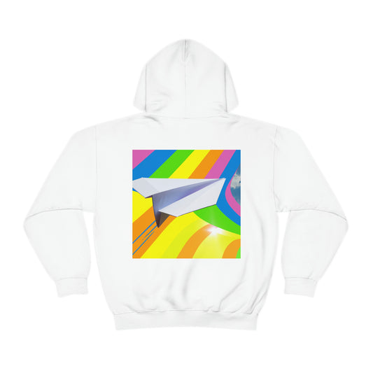 "A Flight of Color" - La sudadera con capucha extraterrestre unisex