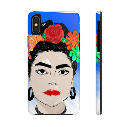 „Feurige Frida: Eine mexikanische Ikone mit farbenfroher Kultur malen“ – The Alien Tough Phone Cases