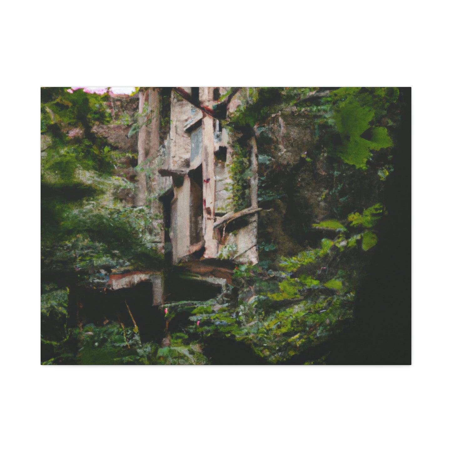 "The Forgotten City in the Forest" - The Alien Canva