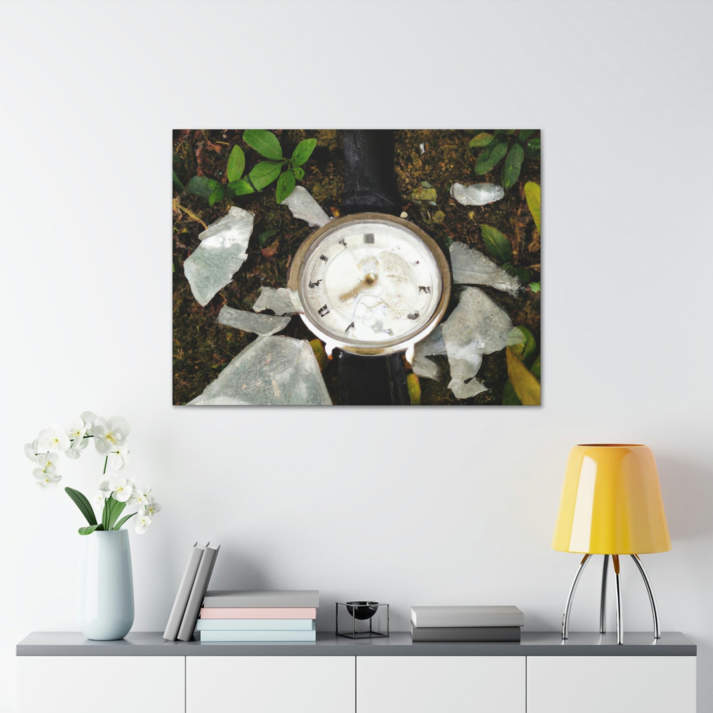 "Ticking Away the Moment: A Broken Timepiece Tale" - The Alien Canva