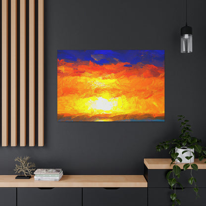 Sunrise Seascape Artist - Peter Ocean - Leinwand