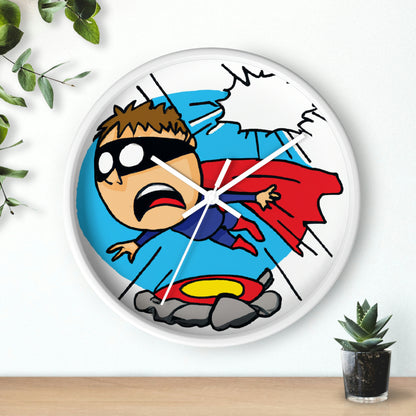 The Terrified Winged Wonder - The Alien Wall Clock