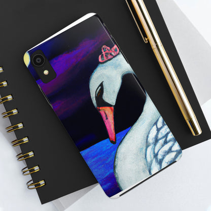 "A Swan's Lament: The Widwed Heavens" - Die Alien Tough Phone Cases