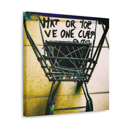 "The Shopping Cart of Hope" - The Alien Canva