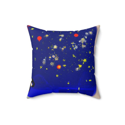 "A Spark of Solitude" - The Alien Square Pillow