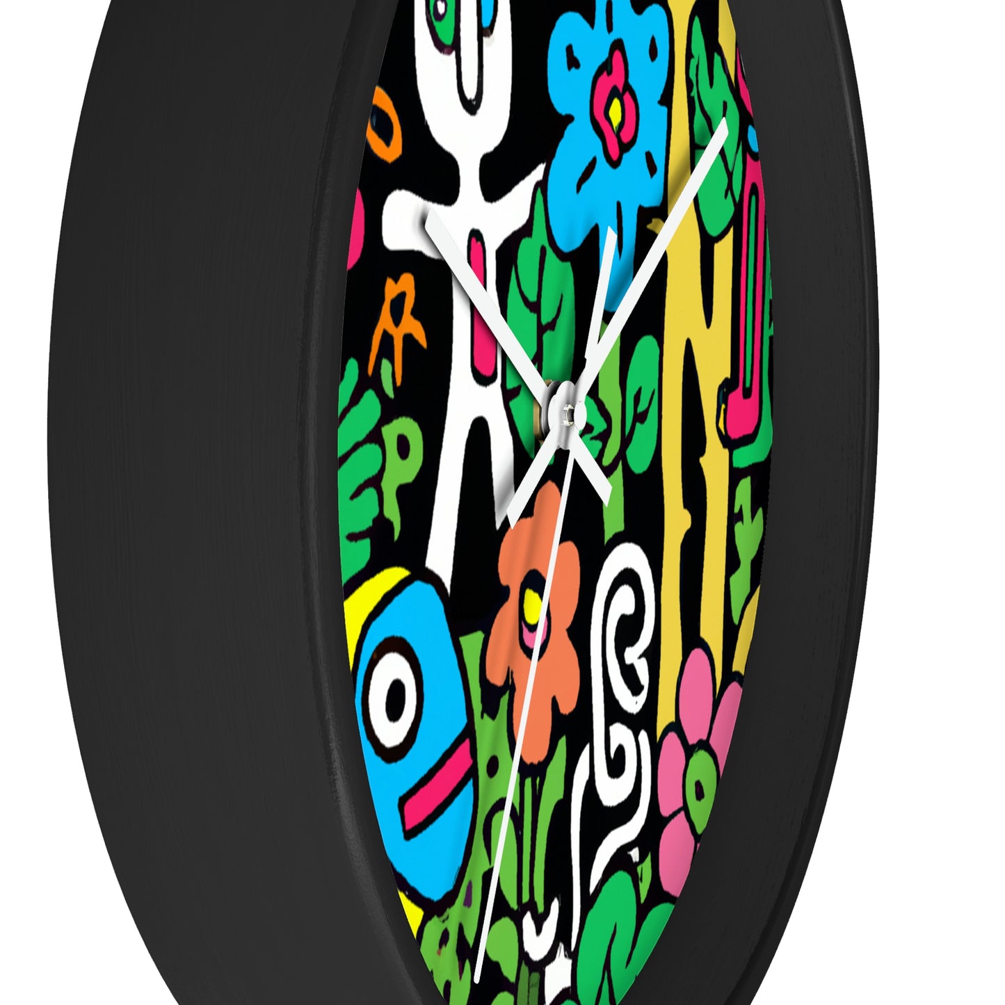 The Enchanted Garden of Wonders. - The Alien Wall Clock