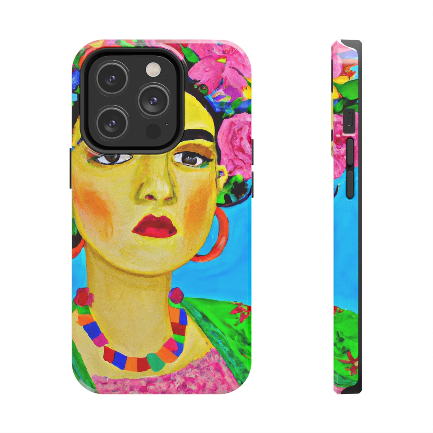 "Fierce and Free: Un tributo a las mujeres mexicanas inspirado en Frida Kahlo" - The Alien Tough Phone Cases