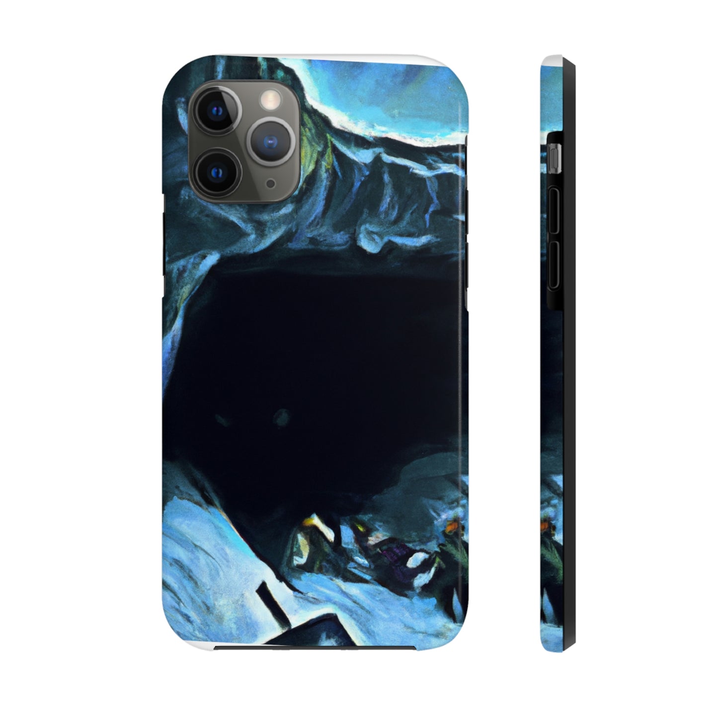 "Flucht aus den eisigen Tiefen" - Die Alien Tough Phone Cases