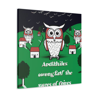 "The Great Owl Rebellion" - Die Alien-Canva