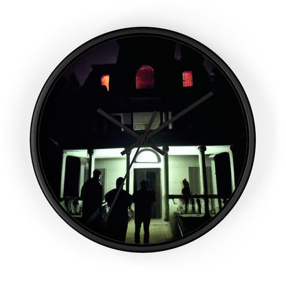 "Halloween Hauntings: Exploring a Haunted House"! - The Alien Wall Clock