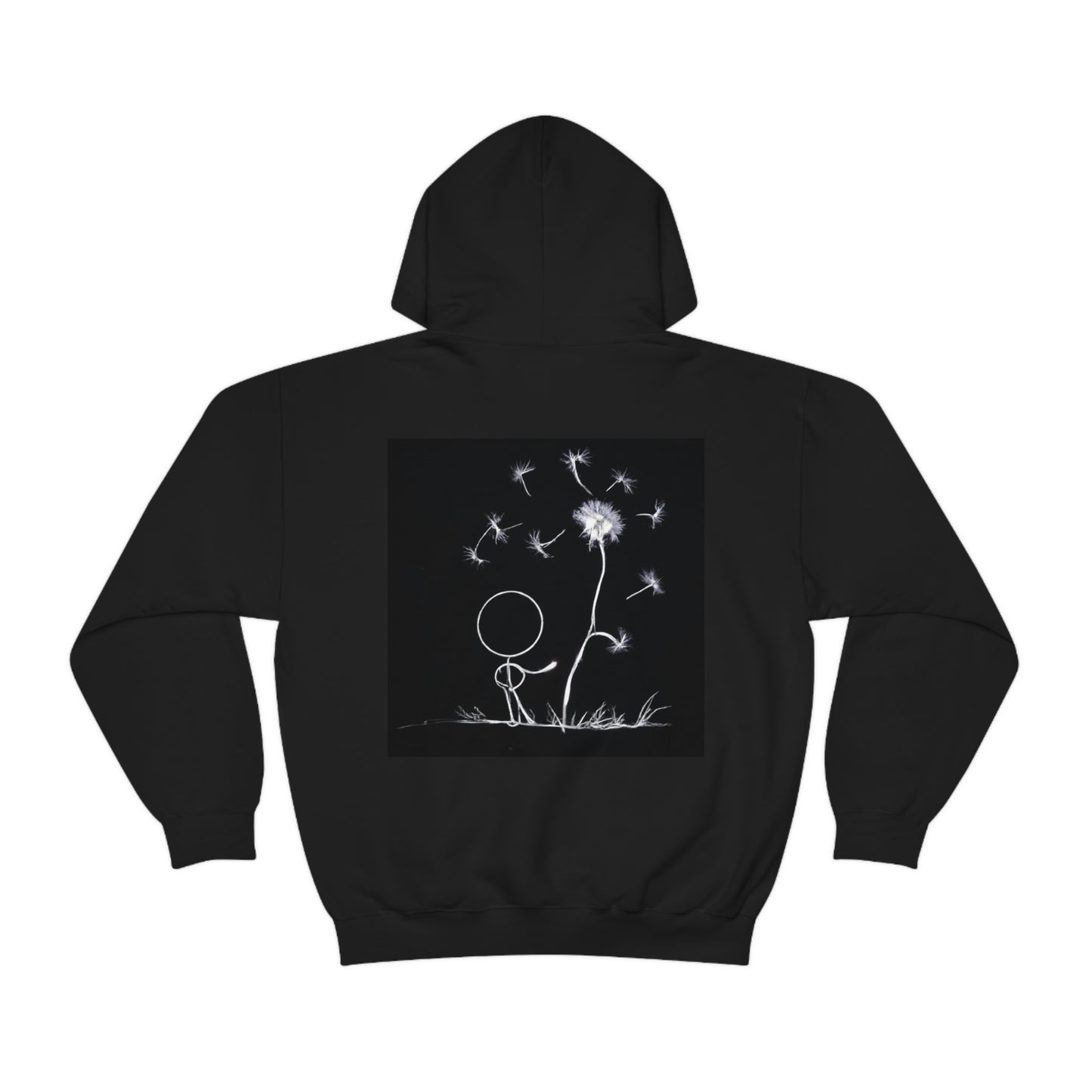 "Un parpadeo de diente de león en la brisa de medianoche" - Sudadera con capucha unisex The Alien