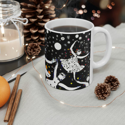 Twinkling Starlight Dance of the Fairies - The Alien Ceramic Mug 11 oz