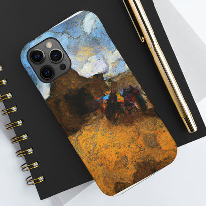 "Dusty Pilgrims at the Forgotten Shrine" - The Alien Tough Phone Cases