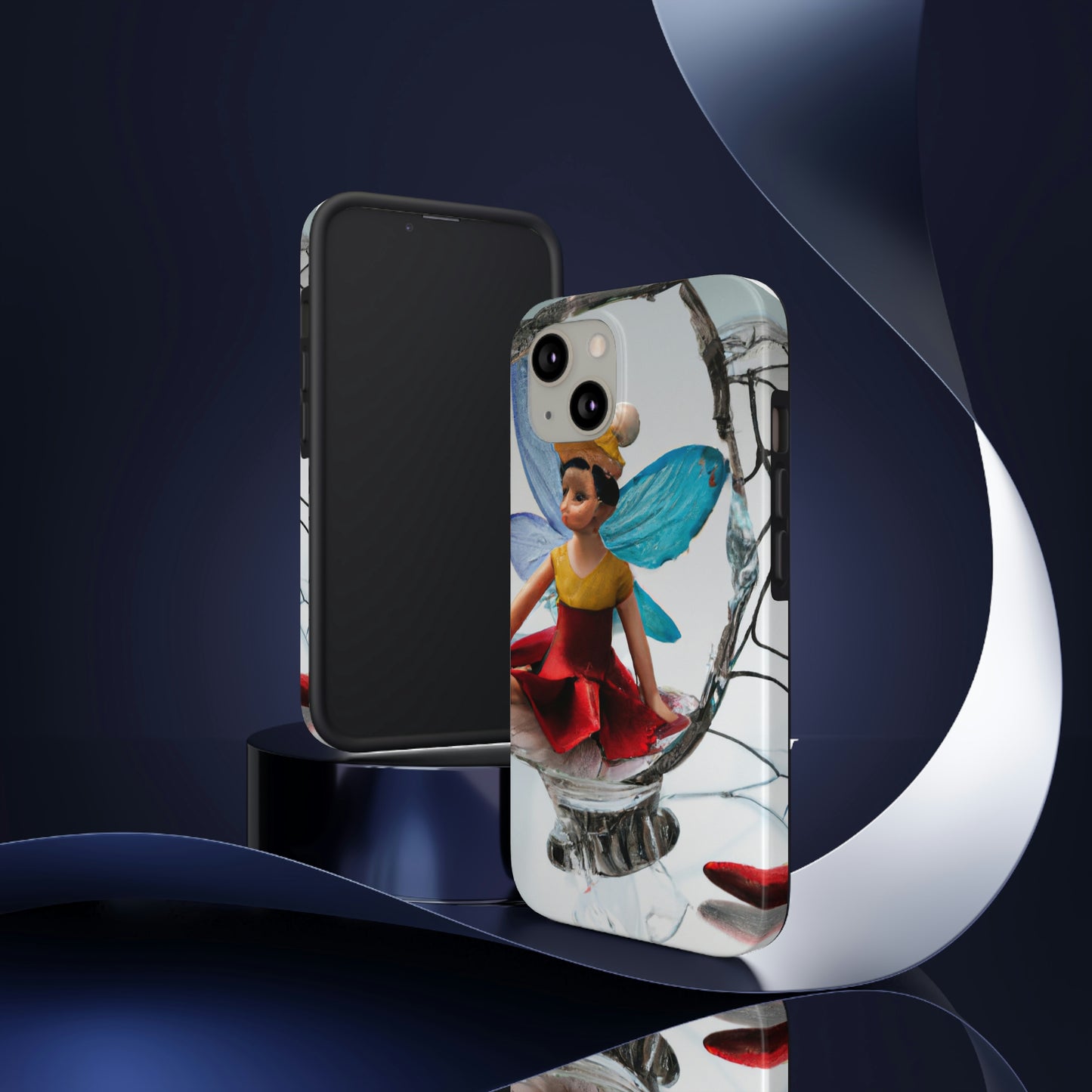 "Cursed Memories: The Broken Fairy's Plight" - The Alien Tough Phone Cases