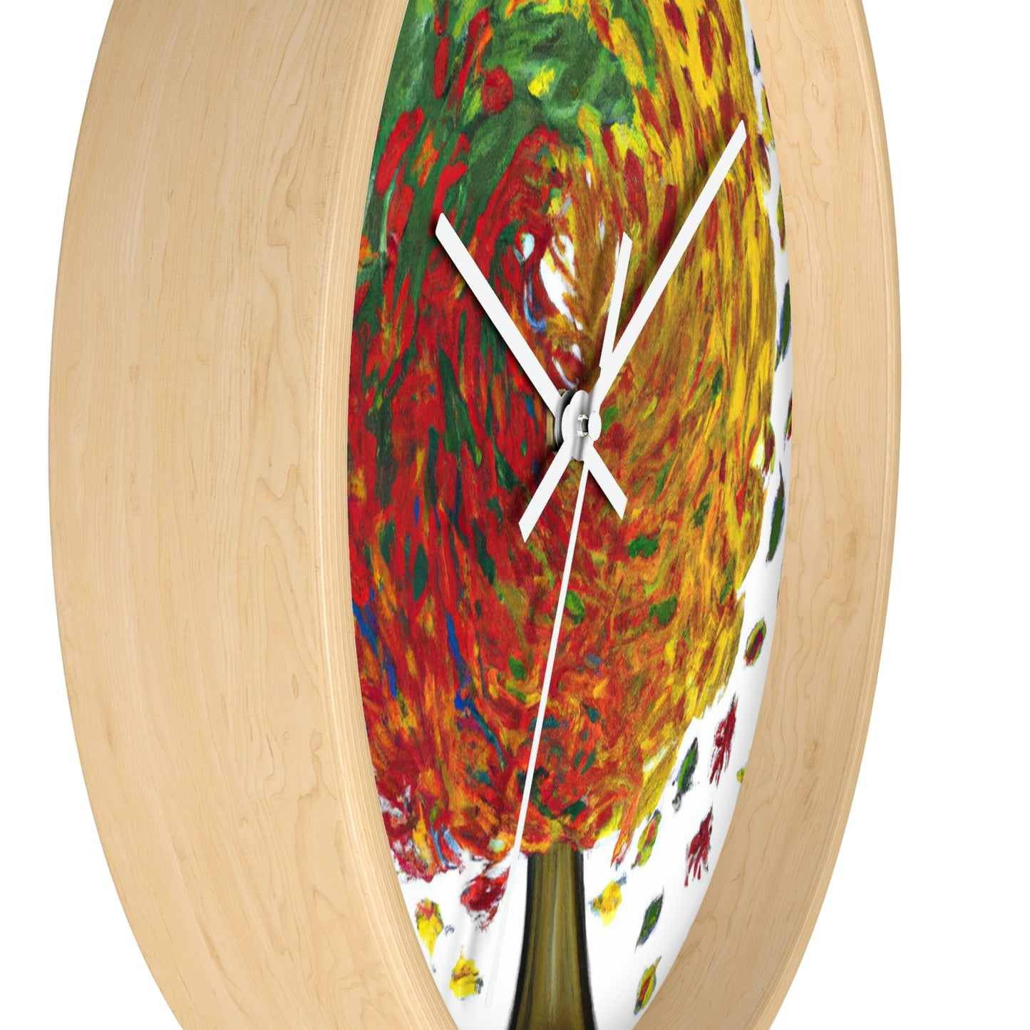 "Autumnal Whirl" - The Alien Wall Clock