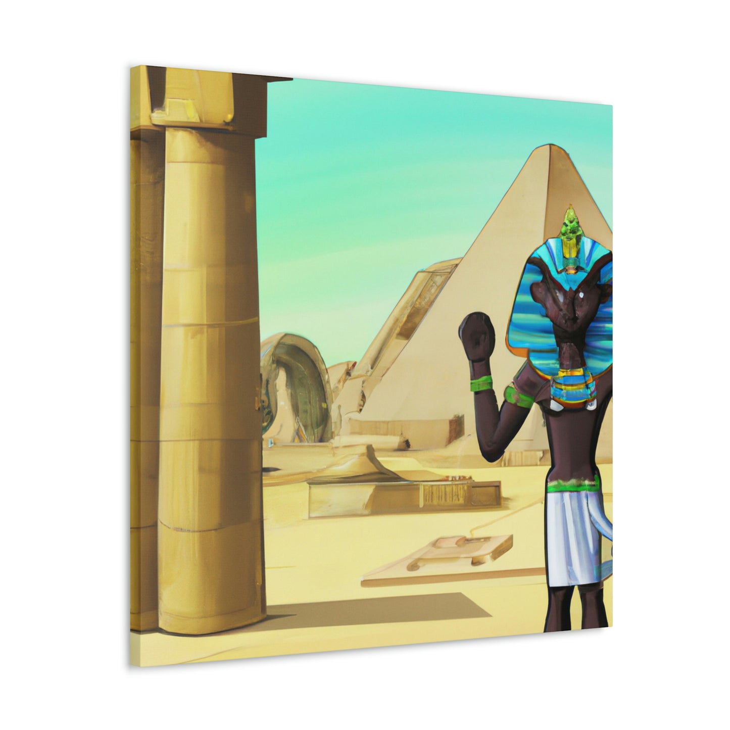 "Chrono-Clashing Pharaohs" - The Alien Canva