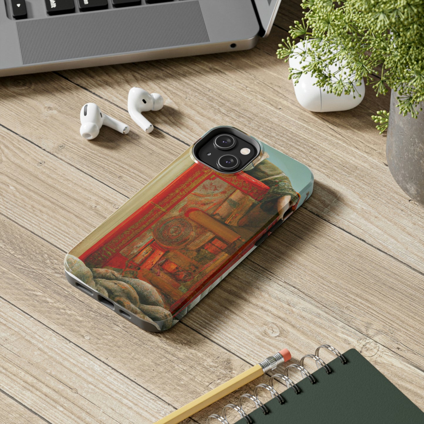 "Cradled by Knowledge" - Die Alien Tough Phone Cases