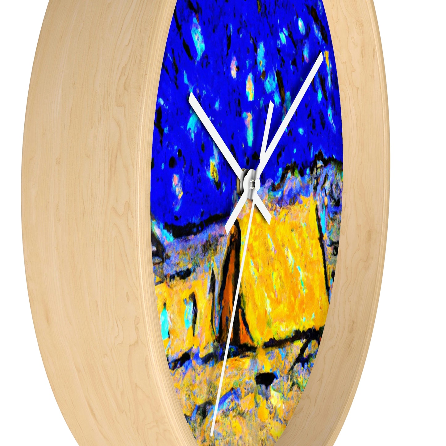 "Enchanted Sands of the Night Sky" - The Alien Wall Clock