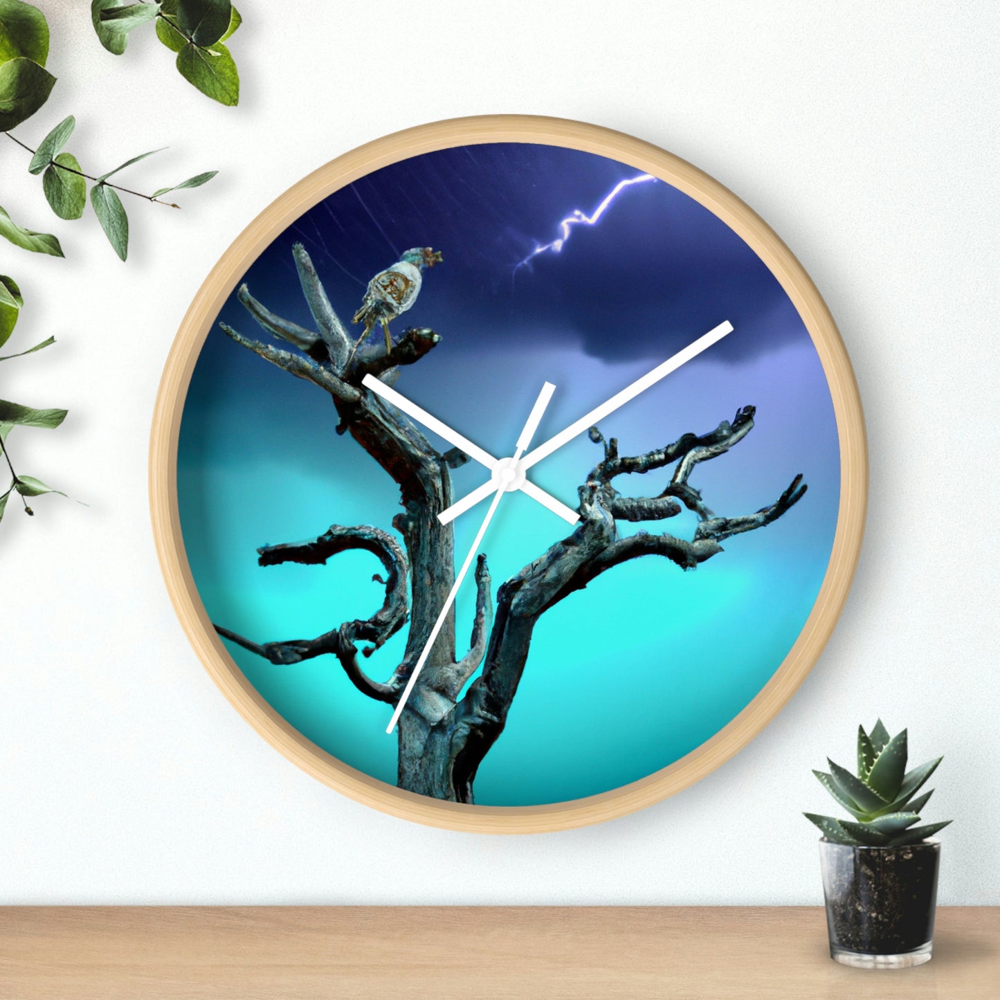 "Alone Against the Storm" - The Alien Wall Clock