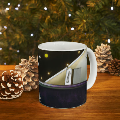 "The Magical Musician: A Cat's Tale" - The Alien Ceramic Mug 11 oz