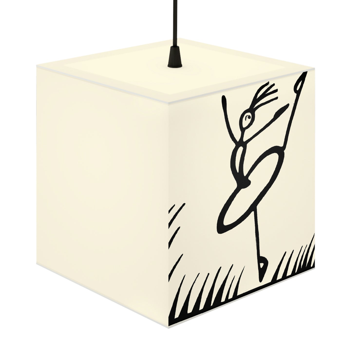 "Ballet on a Blade: A Ballerina's Spin" - The Alien Light Cube Lamp