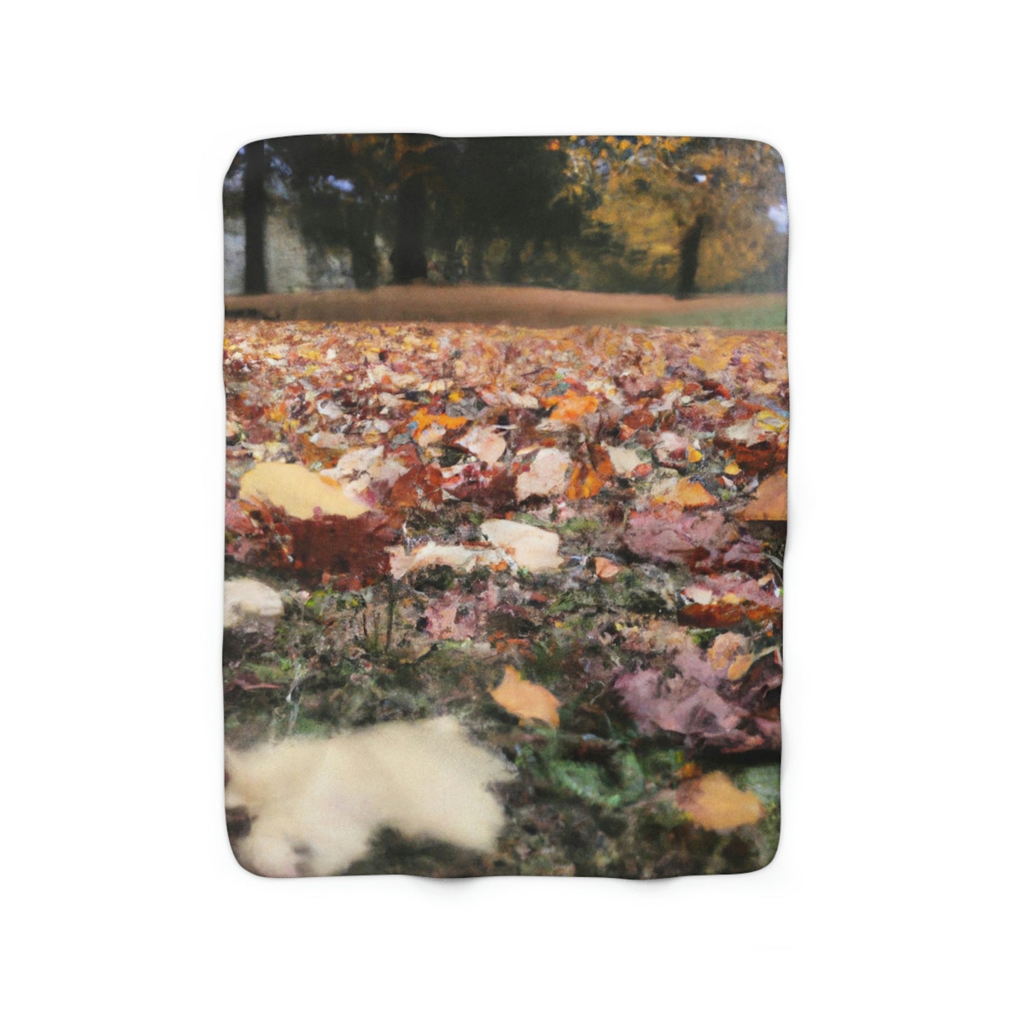 "Autumn's Forgotten Mystery" - The Alien Sherpa Fleece Blanket