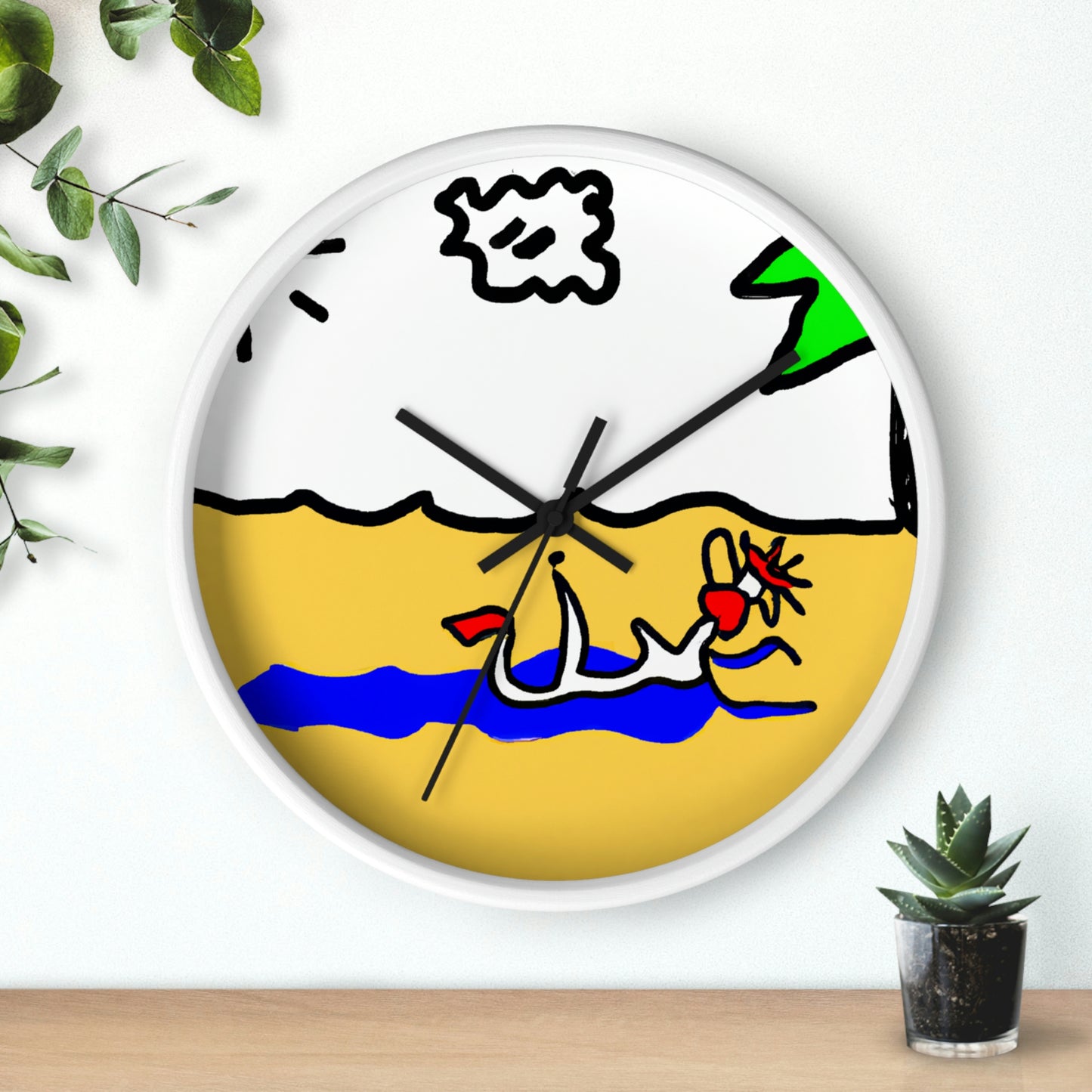 Mermaid's Solitude Island. - The Alien Wall Clock