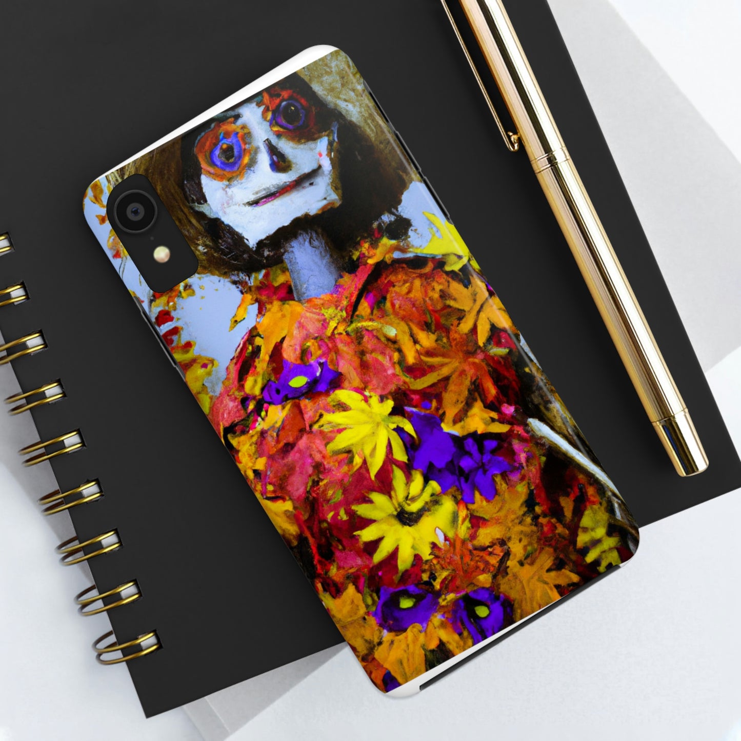 "Autumn Scarecrow Blues" - Die Alien Tough Phone Cases